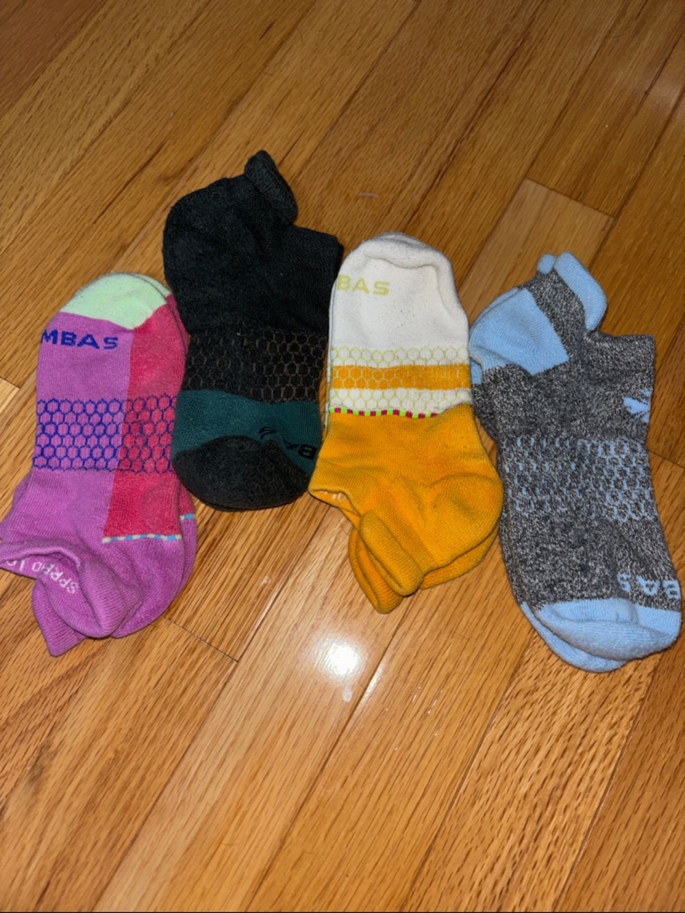 Bombas Multi-Color Performance Ankle Socks - Pack of 4